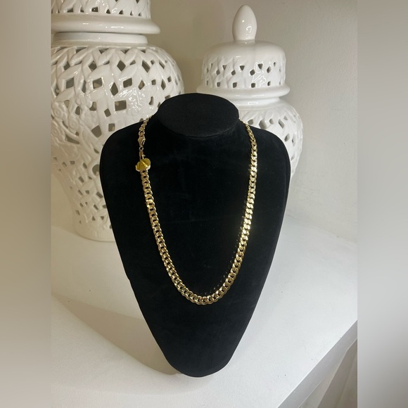 men's chain,concave cuban link chain necklace,concave cuban link chain - Picture 1 of 5